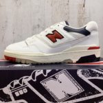 AIME LEON DORE×NEW BALANCE//P550 BASKETBALL OXFORDS RED/NAVY