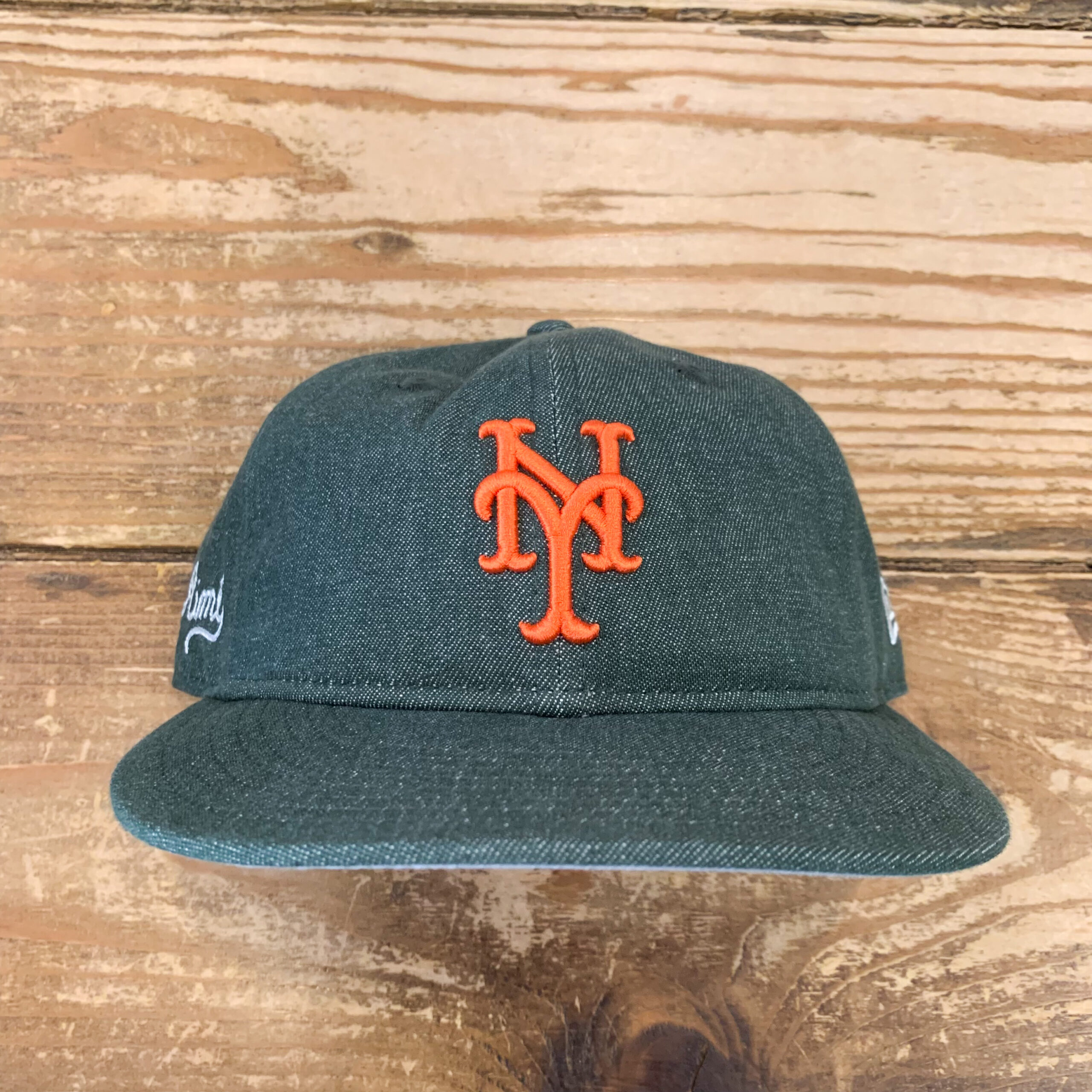 AIME LEON DORE×NEW ERA//NY METS DENIM CAP GREEN