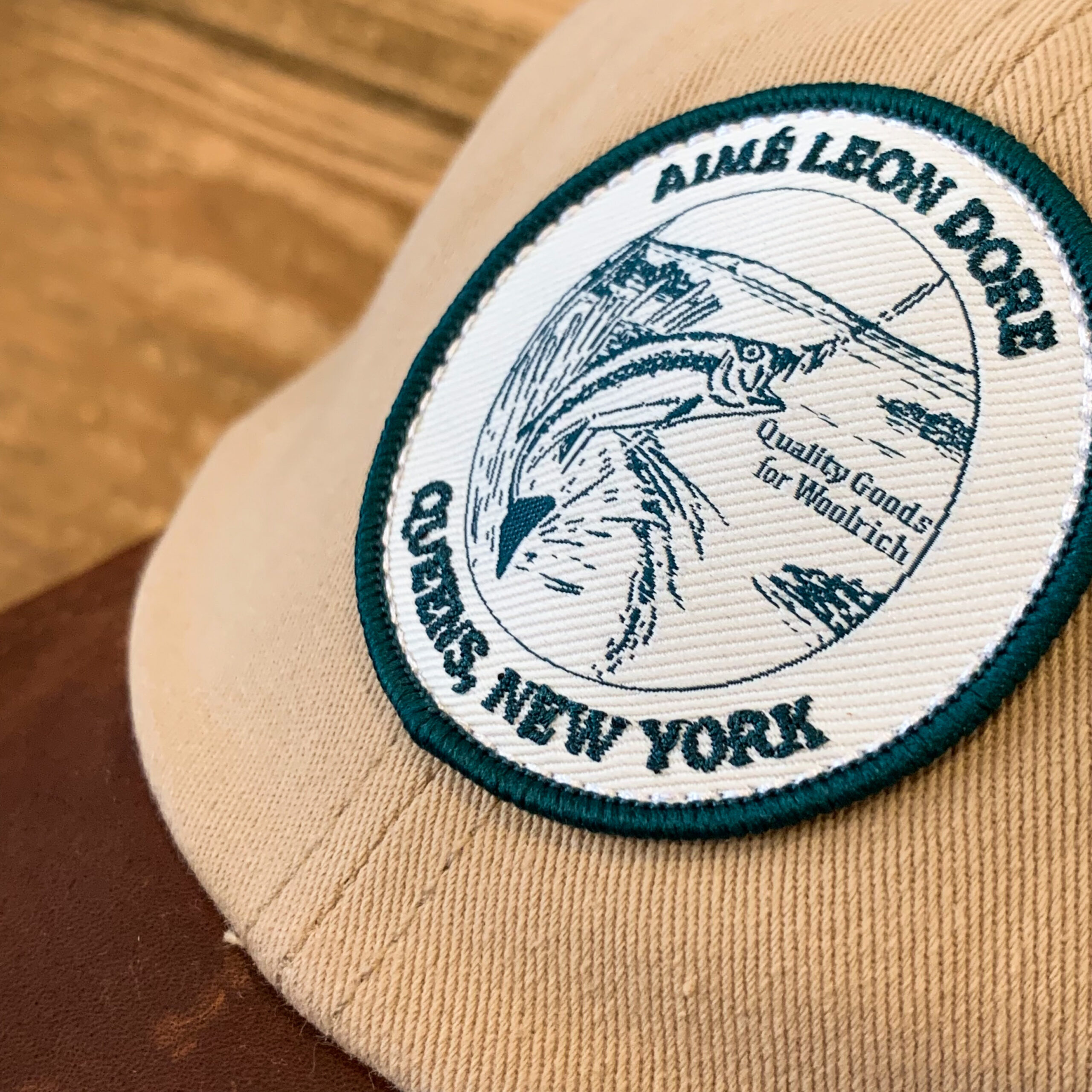 AIME LEON DORE×WOOLRICH//PATCH HAT KHAKI(BRANCH) – RAPTURE