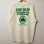 NYC Parks×HIP HOP 50 LIVE//STARTED OUT IN THE PARK "PARK JAMS" TEE CREAM
