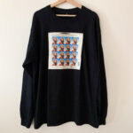 NEVER CERTIFIED//MG STAMPS L/S TEE BLACK