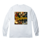 【11月上旬発送予定】NEVER CERTIFIED//MASSACRE L/S TEE WHITE【予約商品】