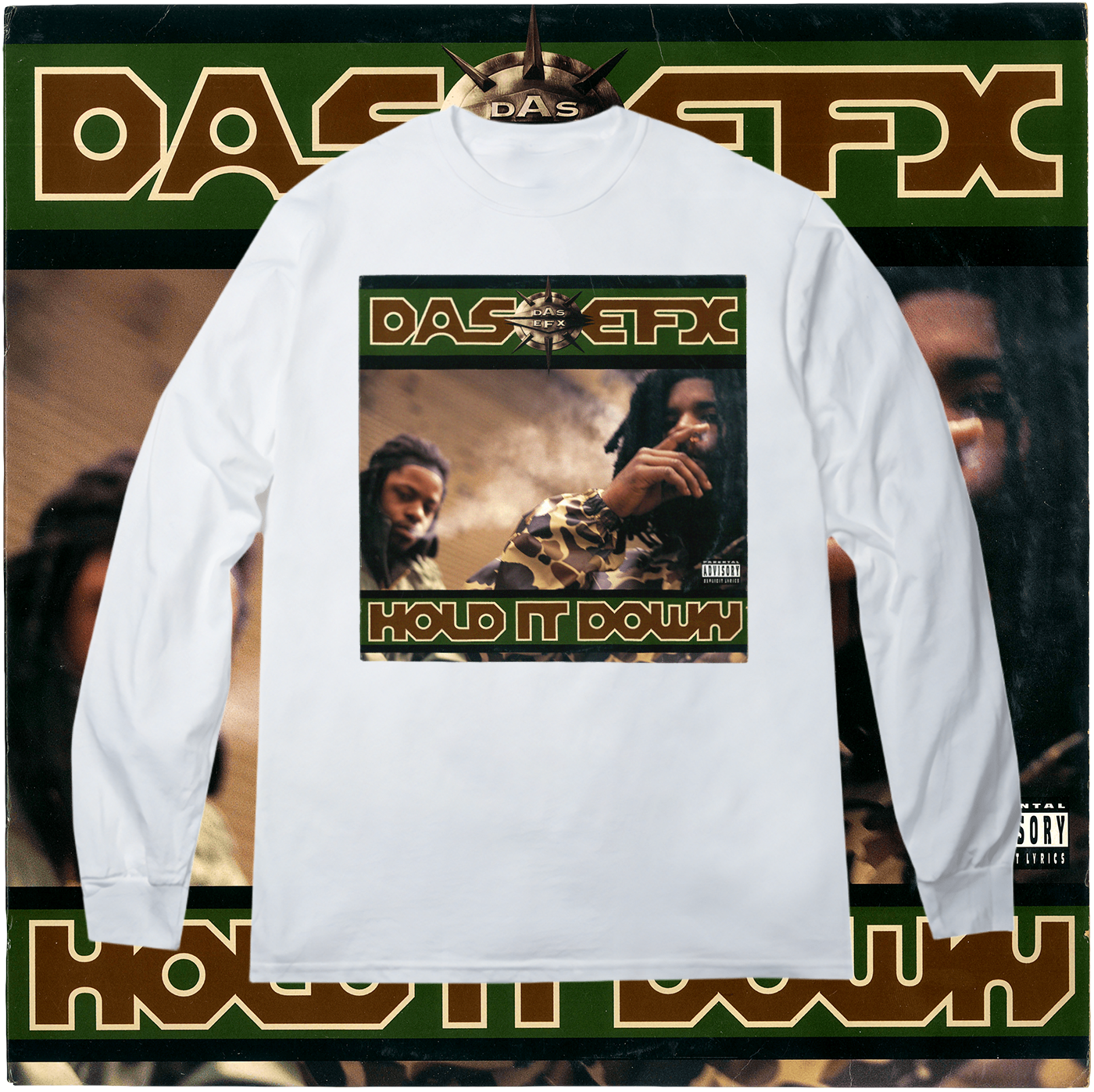 HOLD IT DOWN OMOTE MOCK LS WHT JACKET