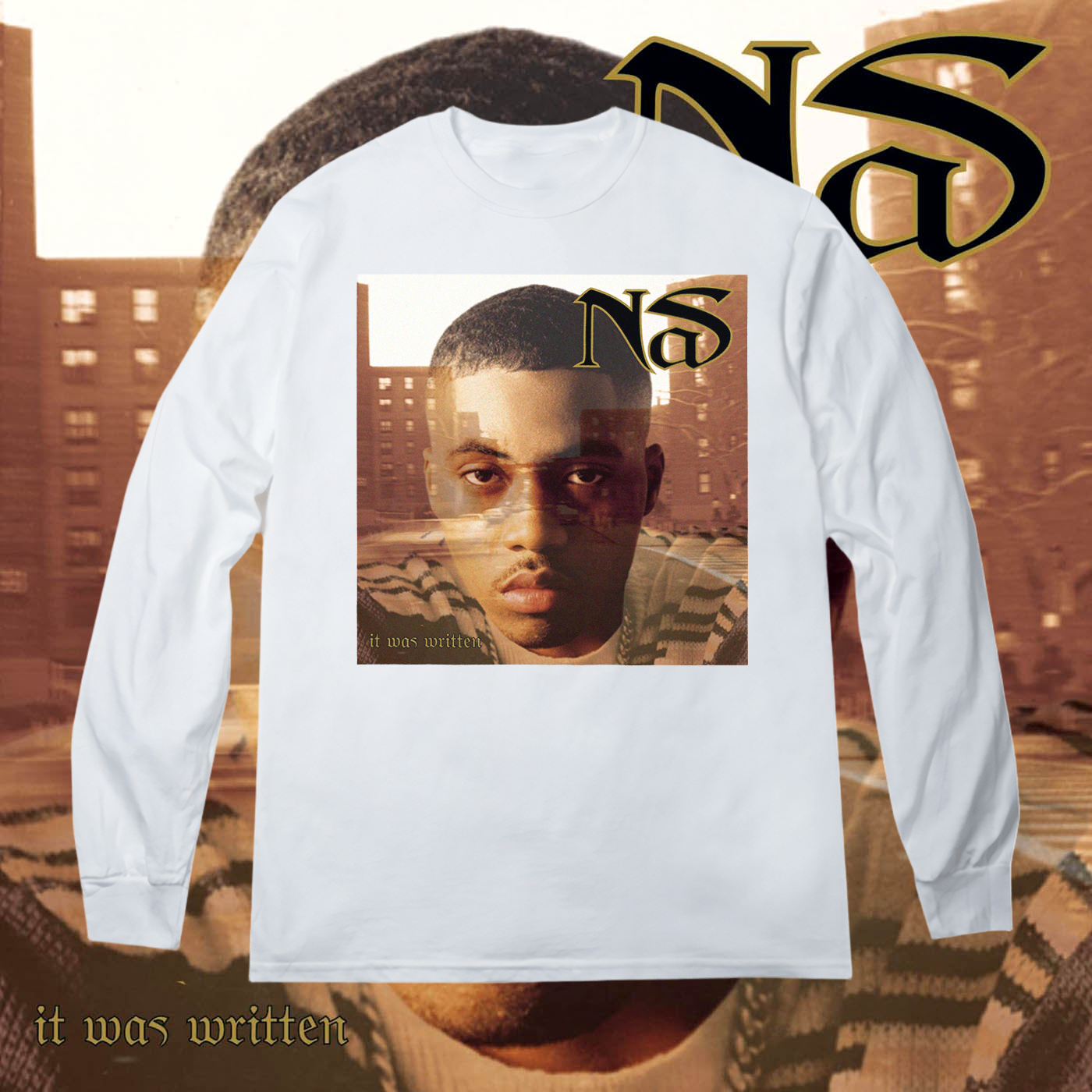IT WAS WRITTEN MOCK LS WHT JACKET