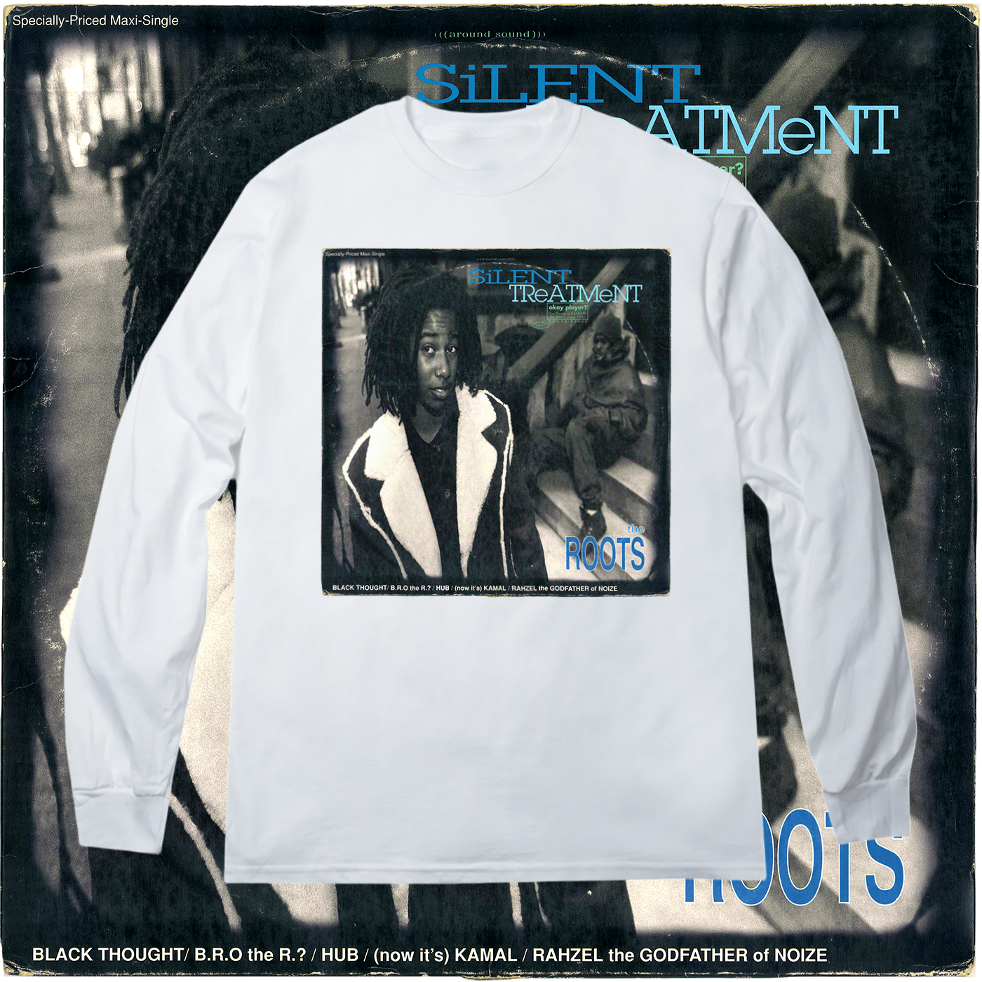SILENT TREATMENT MOCK LS WHT JACKET
