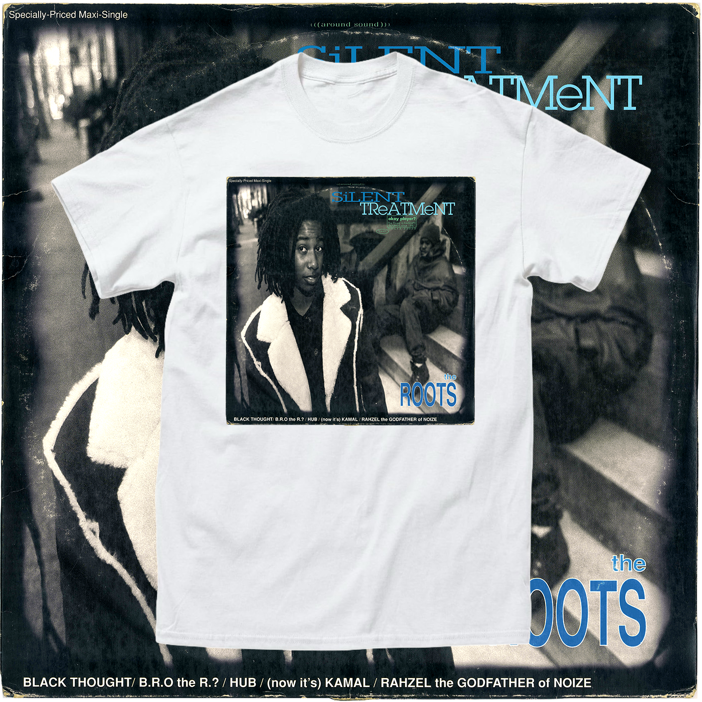 SILENT TREATMENT MOCK SS WHT JACKET のコピー