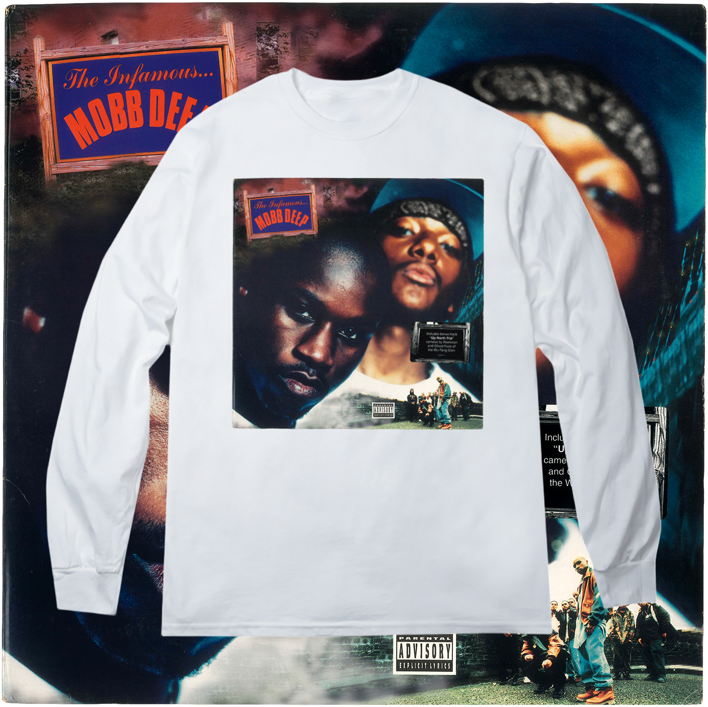 THE INFAMOUS MOCK LS WHT JACKET