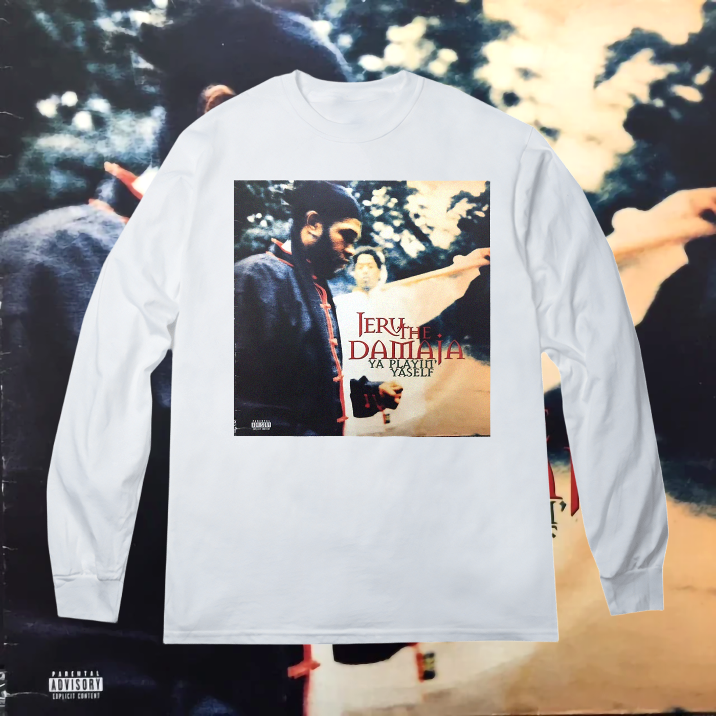 YA PLAYIN YASELF EU MOCK LS WHT JACKET